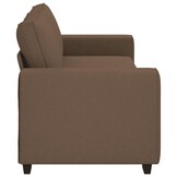 vidaXL 3-zitsbank bruin 180 cm stof
