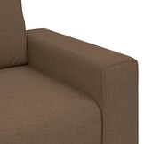 vidaXL 3-zitsbank bruin 180 cm stof