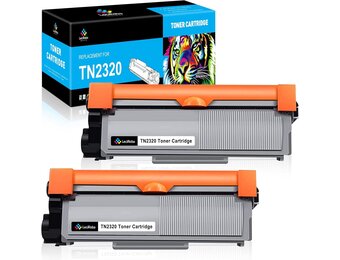 LeciRoba TN2320 Toner Zwart - 2-Pack voor Brother Printers
