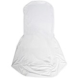 EMART Witte Stoelhoezen - Set van 50 stuks - Stretch Polyester Spandex