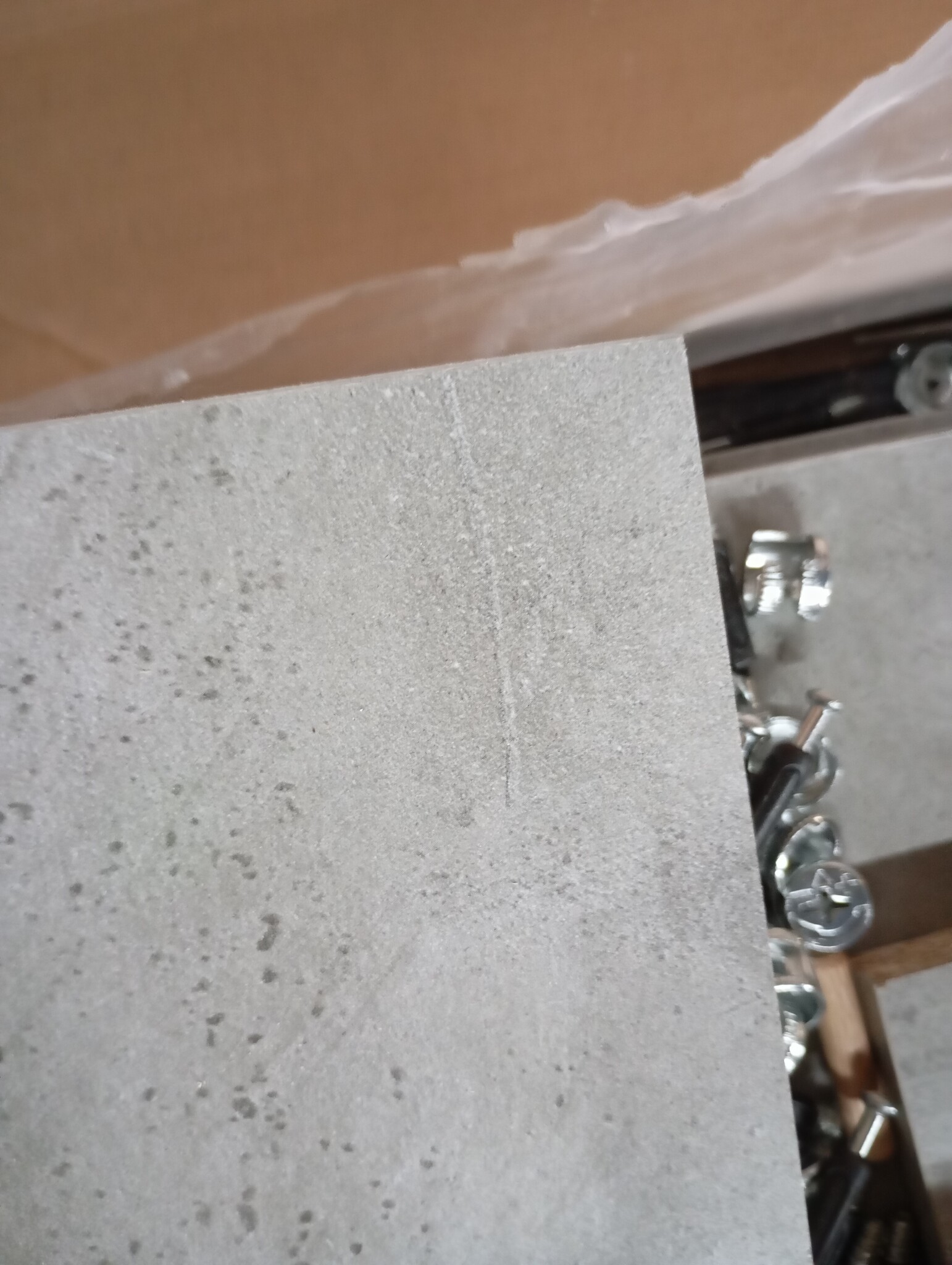 VidaXL Salontafel 80x80cm Betongrijs Bewerkt Hout - 71% Korting!