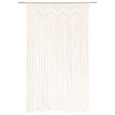 vidaXL Gordijn macramé 140x240 cm katoen