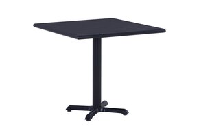 vidaXL Tuintafel 80x80 cm Zwart - 41% Korting!