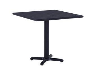 vidaXL Tuintafel 80x80x75 cm zwart