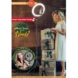 10" Ringlamp met Statief & Afstandsbediening - 58% Korting
