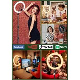 10" Ringlamp met Statief & Afstandsbediening - 58% Korting