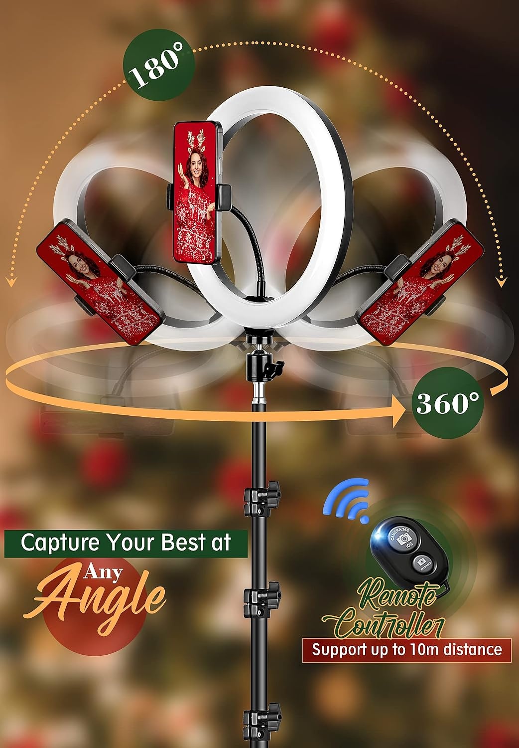 10" Ringlamp met Statief & Afstandsbediening - 58% Korting