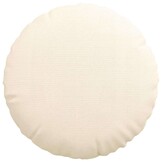 vidaXL Zitkussens 2 pcs Crème Ø 50 cm Katoen Stof