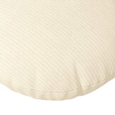 vidaXL Zitkussens 2 pcs Crème Ø 50 cm Katoen Stof