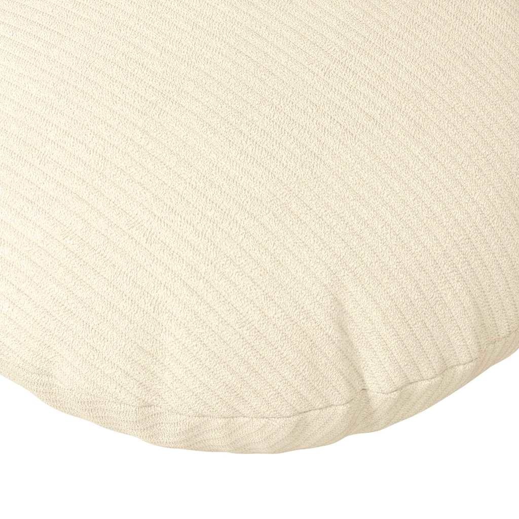 vidaXL Zitkussens 2 pcs Crème Ø 50 cm Katoen Stof