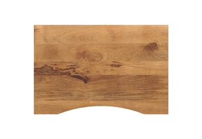 Massief Mangohouten Bureaublad 100x60cm - Nu 40% Korting!