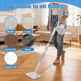 Roadtime Handstoomreiniger, 1200 W, 500 ml, multifunctionele stoomreiniger met 9 accessoires, 120 °C chemicaliënvrije stoomreiniger met handapparaat, 15 s opwarmtijd, 3 stoomstanden, reiniging van
