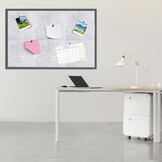 Dartbord Muurbescherming 30x30 cm - Zelfklevende Vilttegels - Set van 6 - Grijs