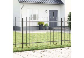 vidaXL Tuinhek Grijs Staal 1.7x0.8m met 55% Korting
