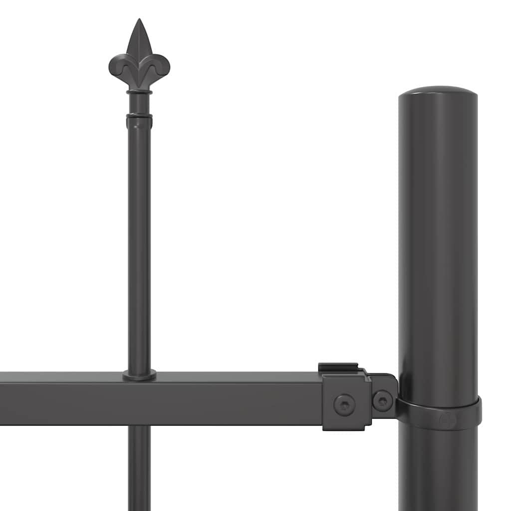 VidaXL Tuin Hek Grijs 1.7x0.8m Staal - 60% Korting