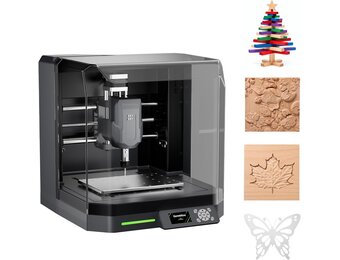 Genmitsu Cubiko CNC-freesmachine, gereedschapskalibratie met één druk op de knop, slimme hoogtekaartmeting voor PCB-frezen, geschikt voor zacht metaal, hout, acryl, MDF, wifi- en app-ondersteuning