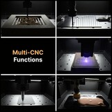 Genmitsu Cubiko CNC-freesmachine, gereedschapskalibratie met één druk op de knop, slimme hoogtekaartmeting voor PCB-frezen, geschikt voor zacht metaal, hout, acryl, MDF, wifi- en app-ondersteuning