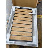 Container ombouw - 3 containers - 198,5x80x116cm - houtlook