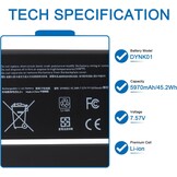 Laptop Accu Microsoft Surface 1e Gen 1769/1782 45.2Wh 5970mAh - 57% Korting!