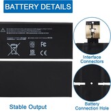 Laptop Accu Microsoft Surface 1e Gen 1769/1782 45.2Wh 5970mAh - 57% Korting!
