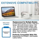 Laptop Accu Microsoft Surface 1e Gen 1769/1782 45.2Wh 5970mAh - 57% Korting!