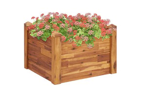 Verhoogde Plantenbak Acaciahout 60x60 cm - 56% Korting