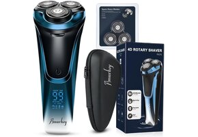 Elektrisch Scheerapparaat Heren - Nat & Droog, 99 Min Accu, 35% Korting!