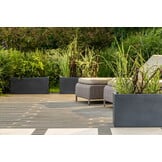 Plantenbak LONG - voor binnen & buiten - 90x40x40cm - antraciet