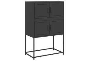 Industrieel Dressoir Zwart Staal 68,5 cm - 41% Korting