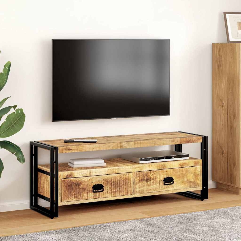 TV-meubel Massief Mangohout 120cm - 35% Korting