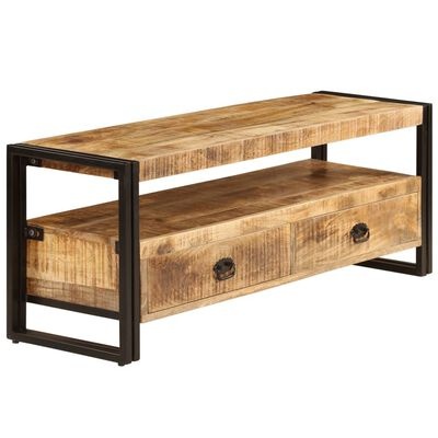 TV-meubel Massief Mangohout 120cm - 35% Korting