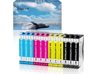 Uiprint 604XL Inktcartridges voor Epson - 12 stuks - Zwart, Cyaan, Magenta, Geel