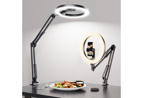 Ringlamp 10" met Statief - Ideaal voor Content Creators (53% Korting)