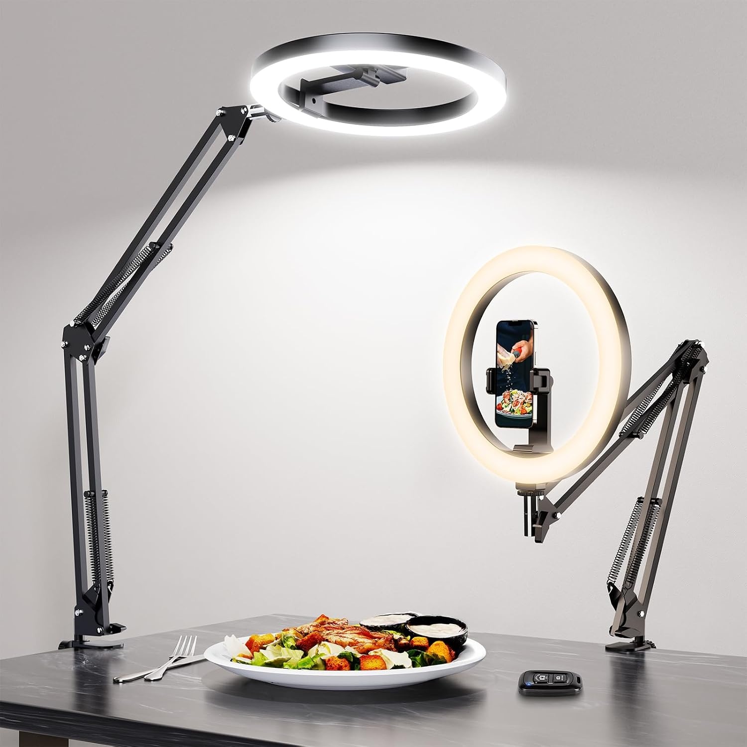 Ringlamp 10" met Statief - Flexibel, 3 Kleuren, 10 Helderheden - 57% Korting