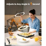 Ringlamp 10" met Statief - Flexibel, 3 Kleuren, 10 Helderheden - 57% Korting