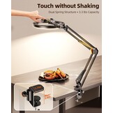Ringlamp 10" met Statief - Flexibel, 3 Kleuren, 10 Helderheden - 57% Korting