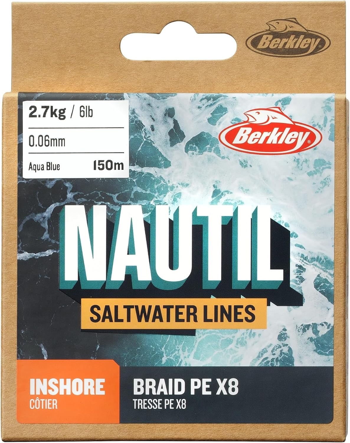 Gevlochten Vislijn Nautil Inshore 0.12mm - 55% Korting