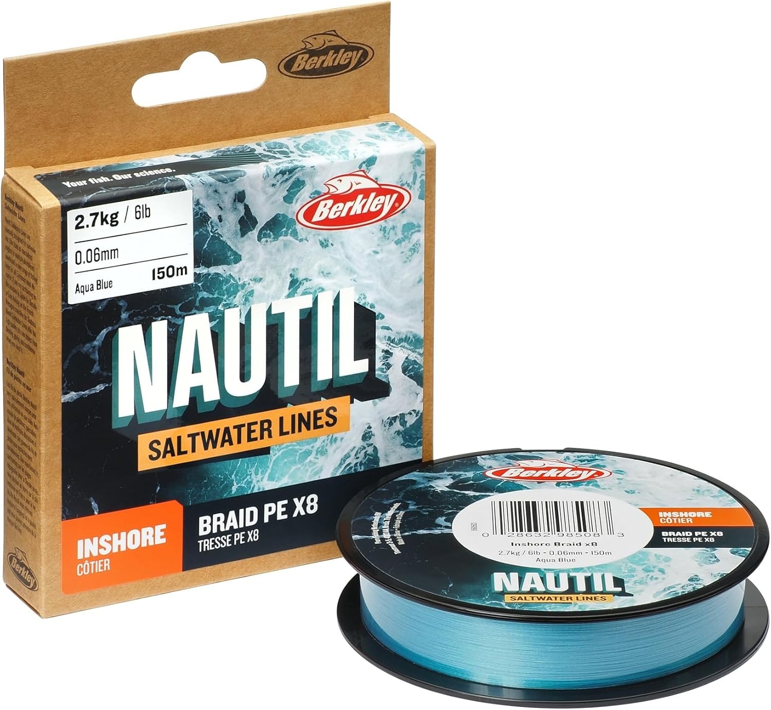 Gevlochten Vislijn Nautil Inshore 0.12mm - 55% Korting