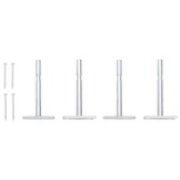 vidaXL Wandschappen 2 st met lade 60x23,5x10 cm MDF zwart