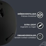 Fietshelm Urban Mat Zwart 52-57cm | 29% Korting