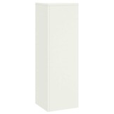 vidaXL Plantenkasten 3 pcs Wit 24 x 24 x 75 cm Staal