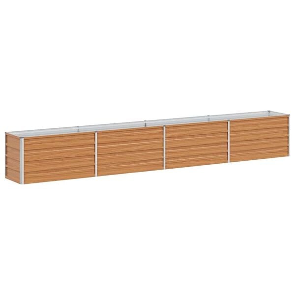 vidaXL Verhoogde plantenbak Licht Bruin 320 x 40 x 45 cm