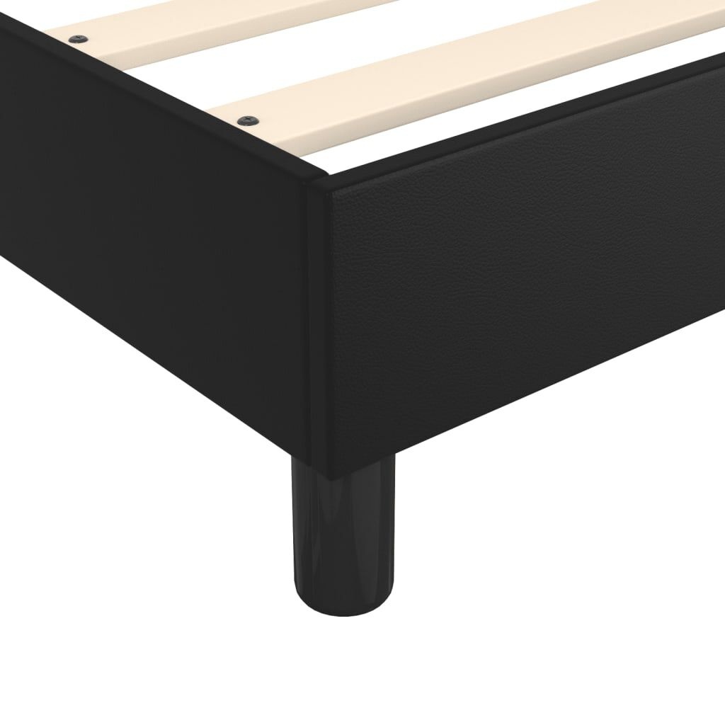 Zwart Kunstleer Bedframe 90x200 cm - 34% Korting
