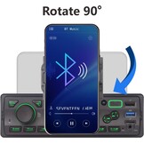 1-DIN Autoradio Bluetooth met Telefoonhouder & App-Bediening - 59% Korting