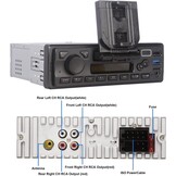 1-DIN Autoradio Bluetooth met Telefoonhouder & App-Bediening - 59% Korting