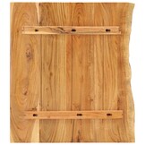 Massief Acaciahouten Wastafelblad 80x52cm - 35% Korting
