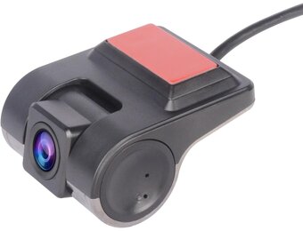 The front of the dashboard cam with 1080p for car, dashboard camera recorder with 140 degree wide-angle lens recording, compatible with the car stereo