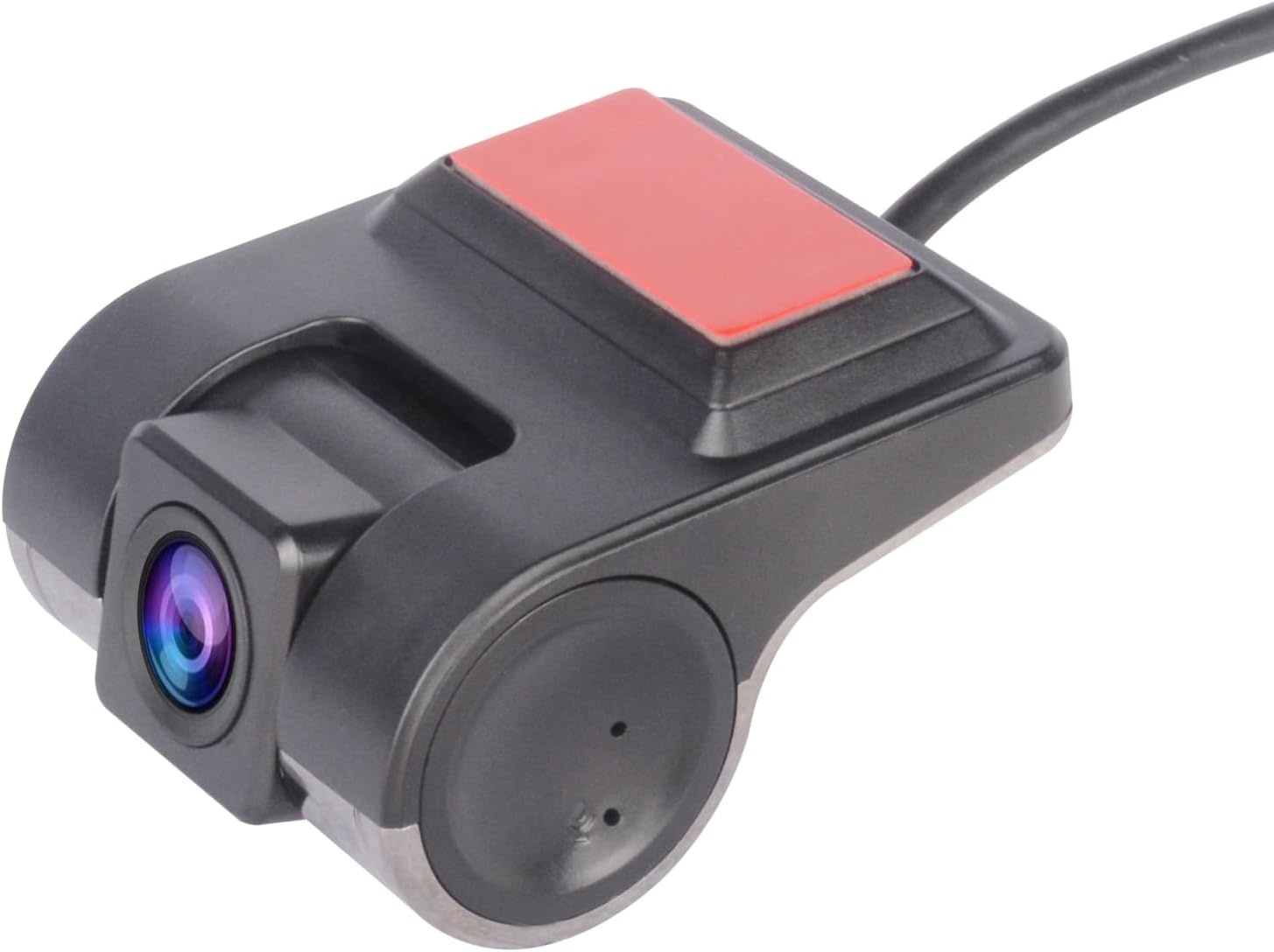 The front of the dashboard cam with 1080p for car, dashboard camera recorder with 140 degree wide-angle lens recording, compatible with the car stereo