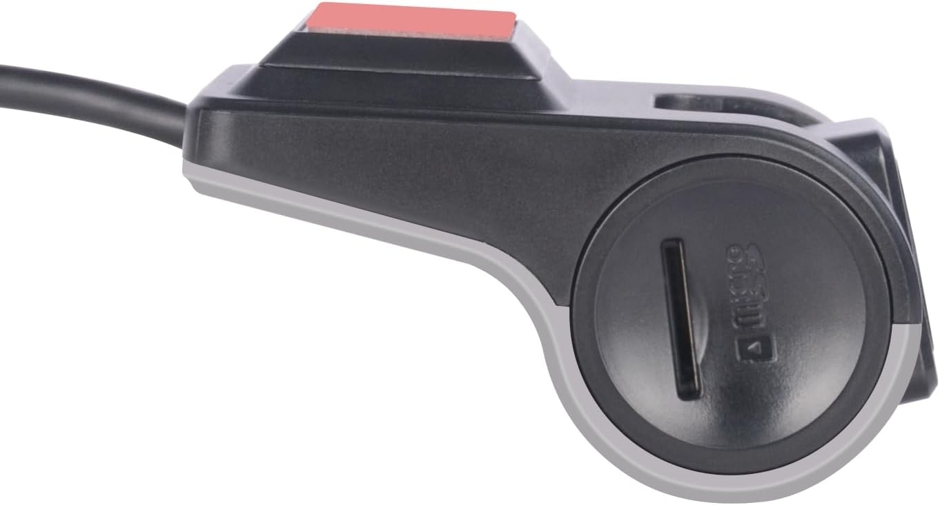 The front of the dashboard cam with 1080p for car, dashboard camera recorder with 140 degree wide-angle lens recording, compatible with the car stereo