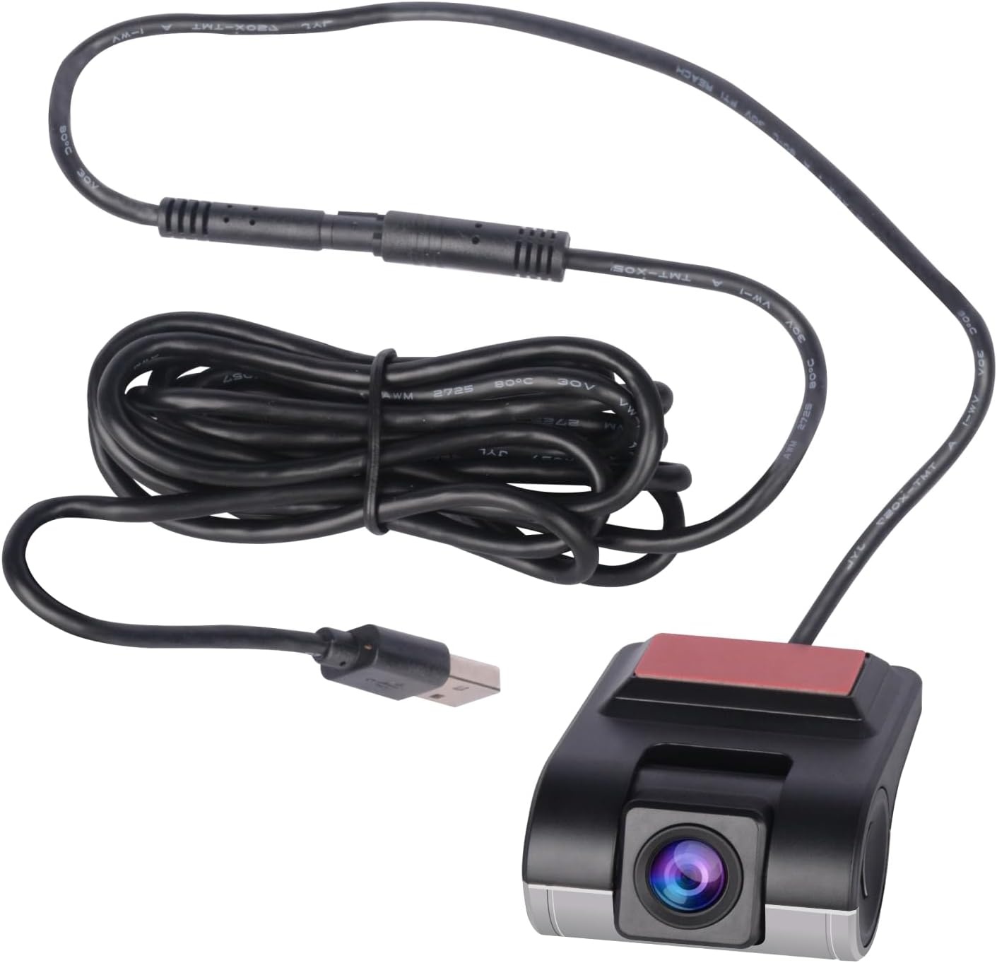 The front of the dashboard cam with 1080p for car, dashboard camera recorder with 140 degree wide-angle lens recording, compatible with the car stereo